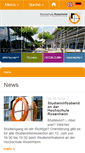 Mobile Screenshot of fh-rosenheim.de
